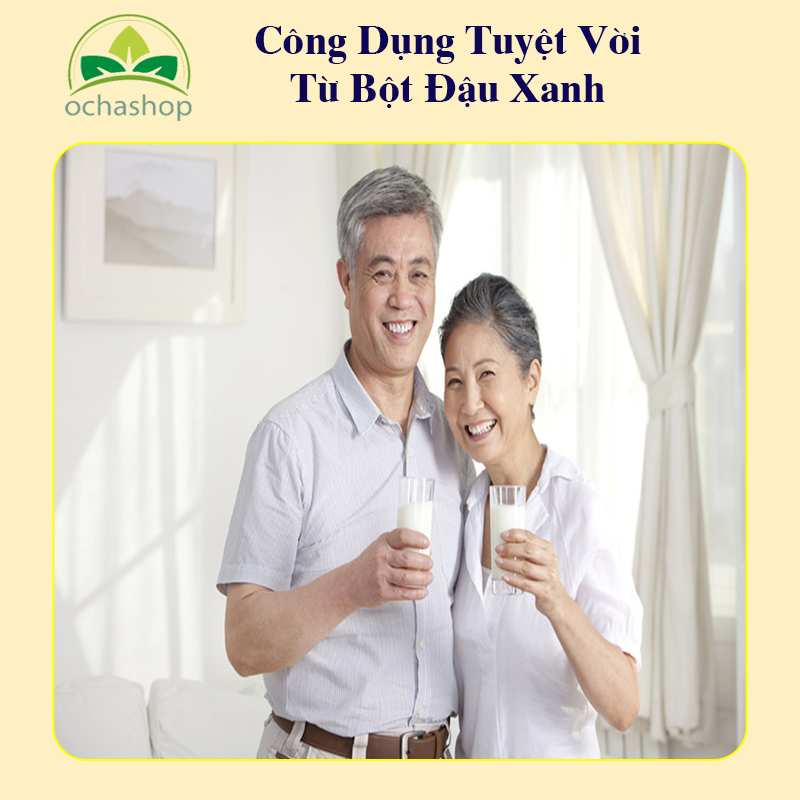 Bột Đậu Xanh Nguyên Chất 500Gr Rang Thủ Công - OCHASHOP