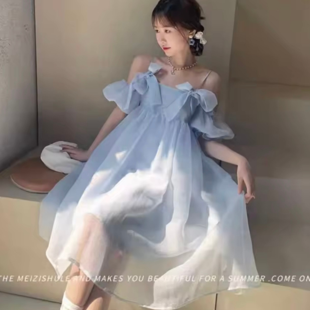 Đầm 2 dây nữ dáng babydoll dễ thương đi chơi, đi biển may 2 lớp cẩn thận