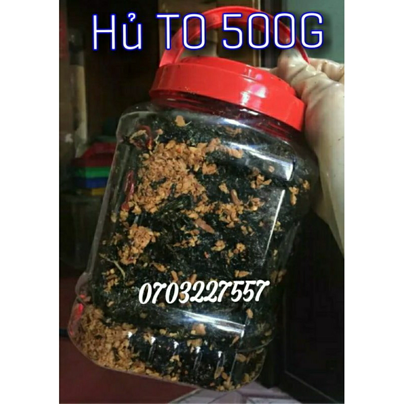 GÓI TO 500g Rong biển cháy tỏi siêu ngon, siêu rẻ,chất lượng(sỉ/dạo/ăn vặt/ăn liền/combo/hot/nhà làm