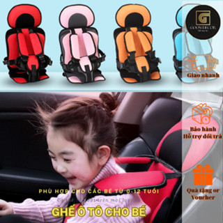 Đệm Ghế hỗ trợ ngồi ô tô cho bé từ 2-8 tuổi - Đai an toàn cho em bé, trẻ em trên xe hơi - phù hợp mọi loại xe