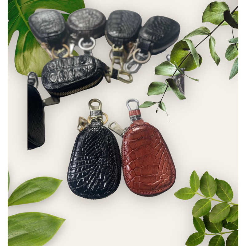 Móc khoá da cá sấu thật