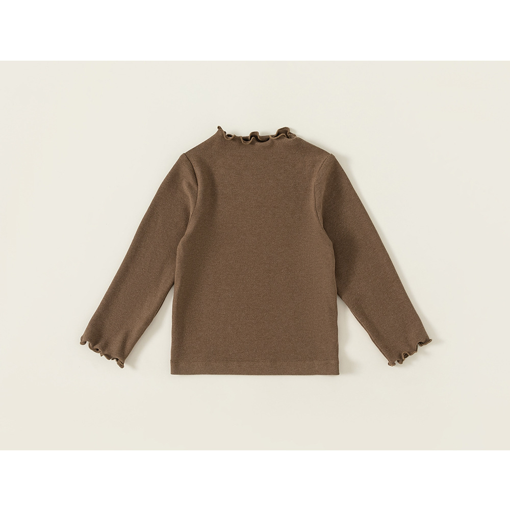 Size  Áo thu dài tay cho bé gái hàng loại 1 - MBang, áo giữ nhiệt cho bé gái, chất thun nhung mềm co giãn