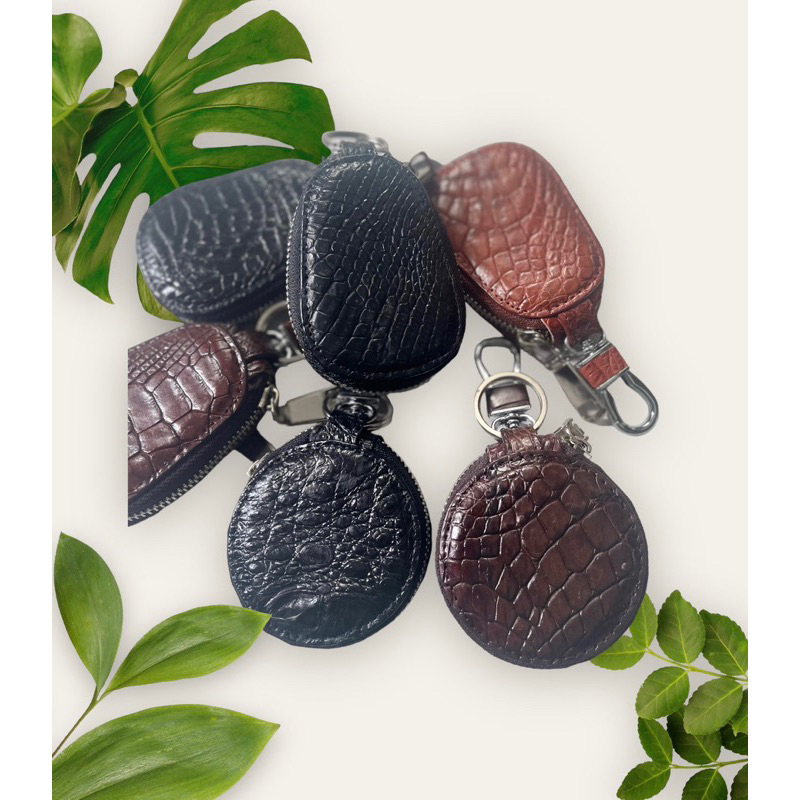 Móc khoá da cá sấu thật