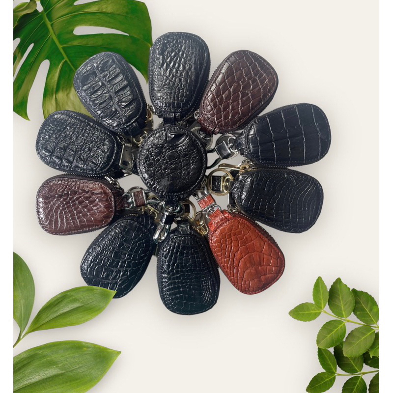 Móc khoá da cá sấu thật