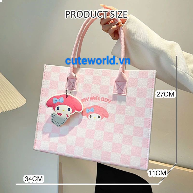 Túi Đeo Vai Quai Xách Sanrio Kích Cỡ Lớn