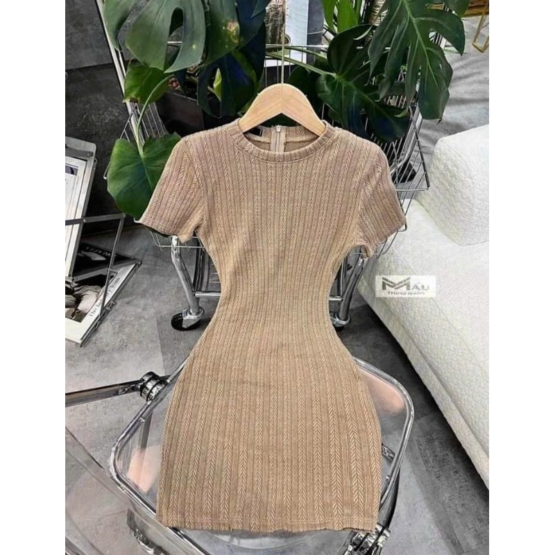 Đầm body - Đầm ôm sexy chất len đan