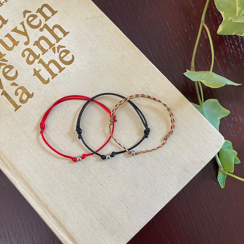 Vòng Tay May Mắn Hạt Thép Không Gỉ