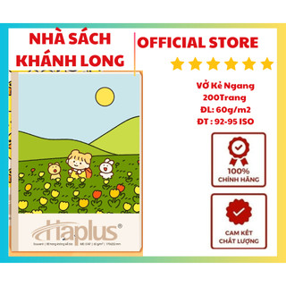 Vở kẻ ngang HAPLUS -SOUVENIR 200 trang
