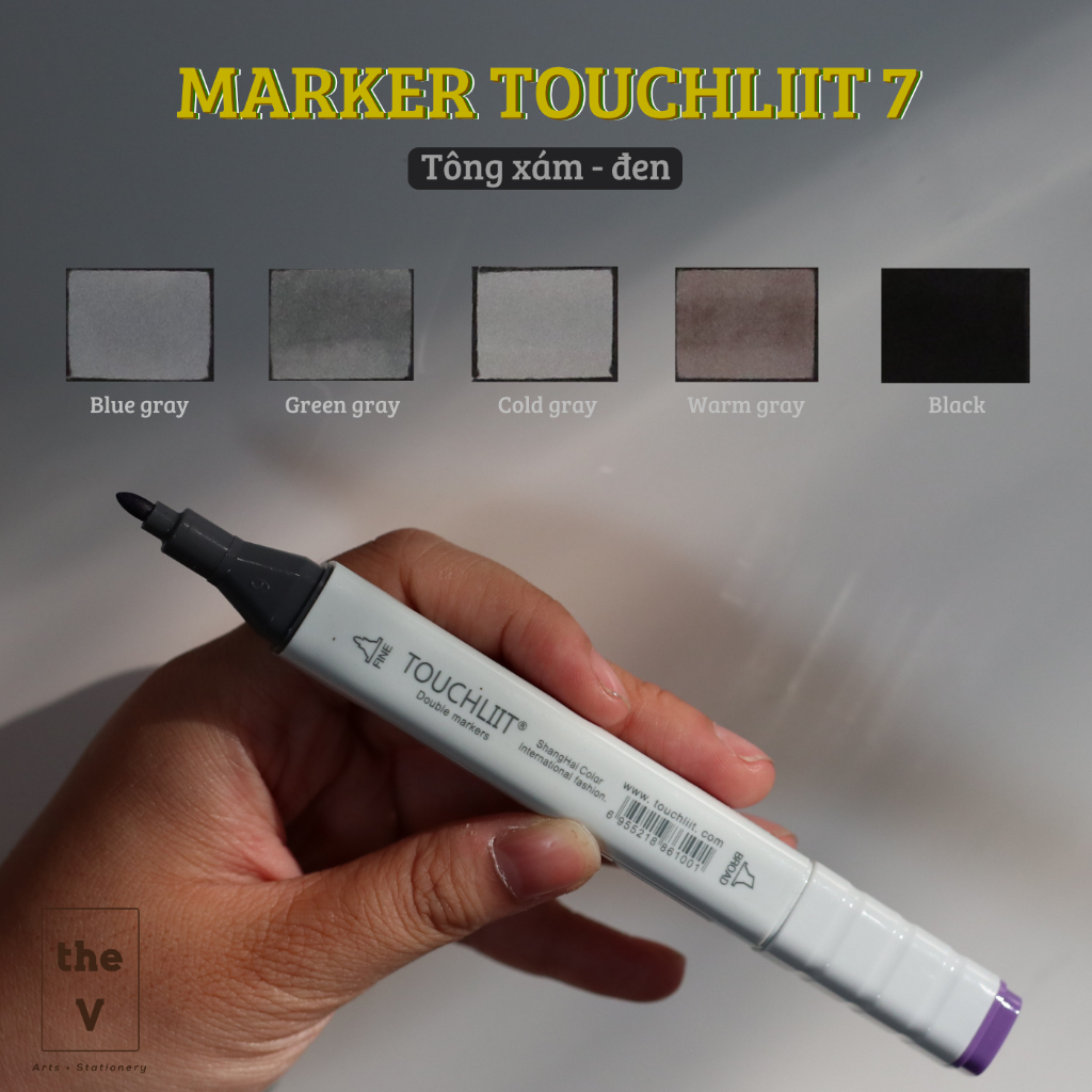 Màu Marker Touch Liit 6 Lẻ 204 Màu