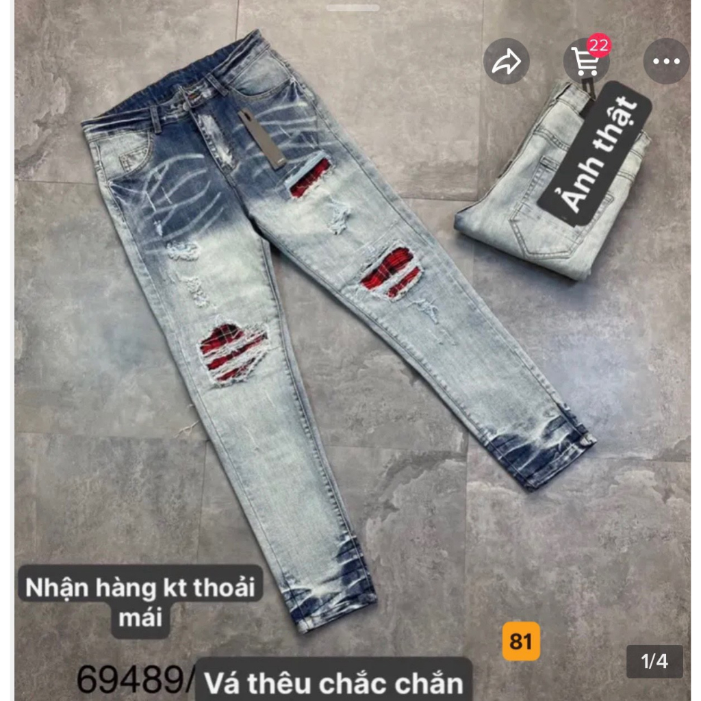 $ 8 MẪU quần jeans nam cao cấp HÀN QUỐC thời trang đẹp nhất 2022 bao đẹp y hình hàng chất lượng VNXK.