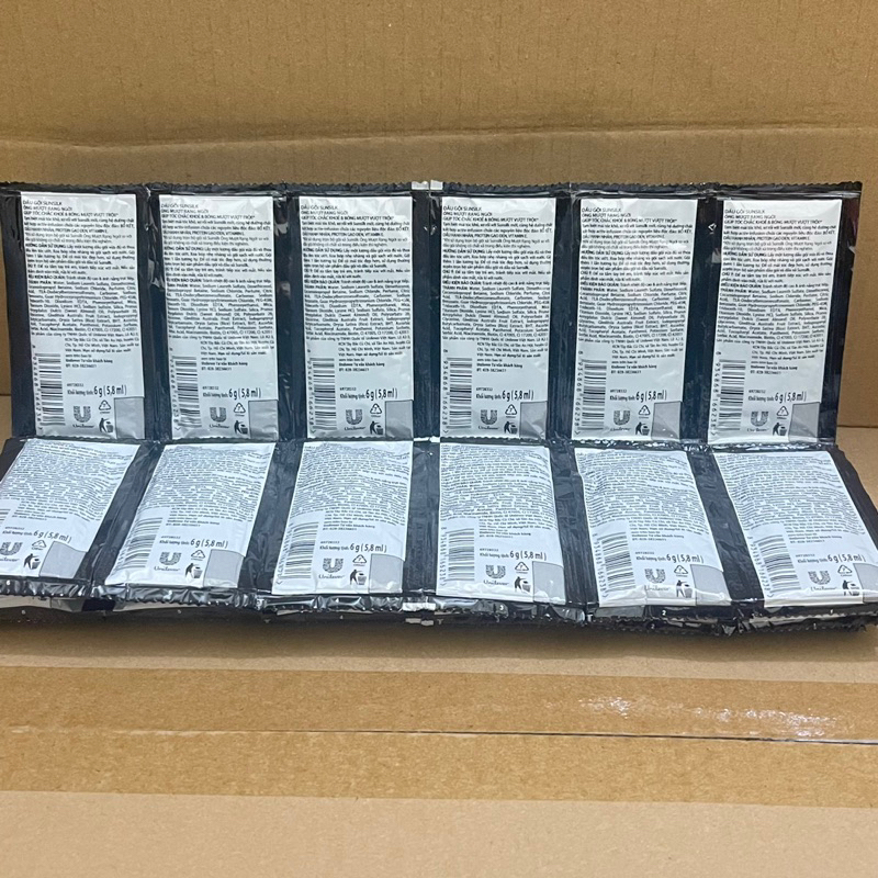 Combo 6 dây dầu gội xả Sunsilk gói 6g