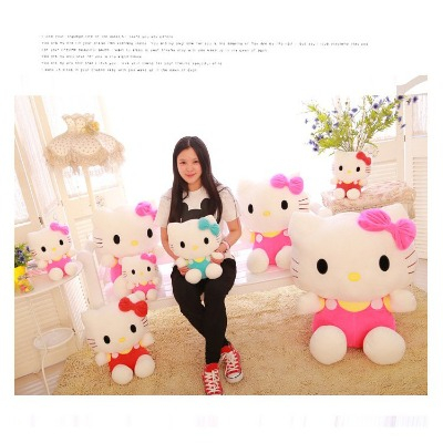 Gấu bông mèo kitty dễ thương, kitty ôm baby Hàng Cao Cấp 100% Bông Gòn Trắng An Toàn, quà tặng cho bé