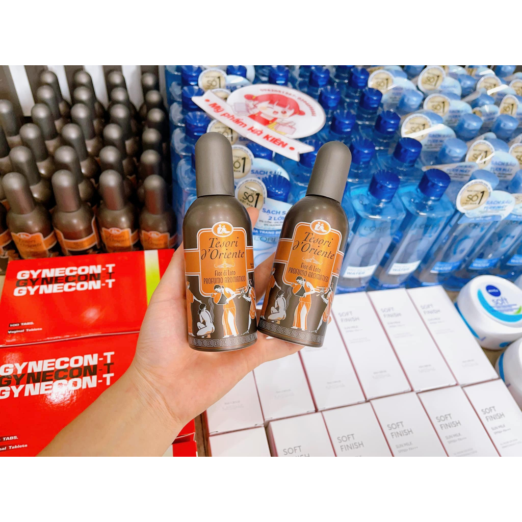 Xịt Thơm Body Tesori Hương Hoa Sen Nâu 100ml