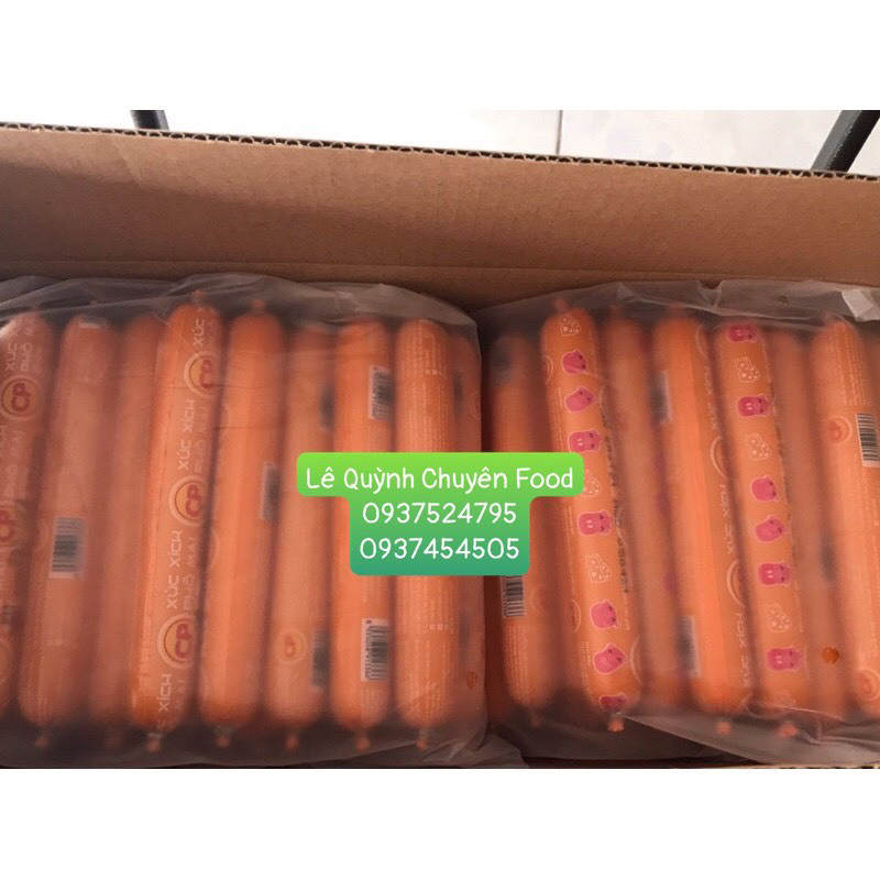 BỊCH 25 CÂY*60G XÚC XÍCH ĂN LIỀN CP VỊ CAY, HAM