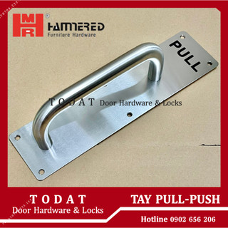 Tay nắm cửa PULL - PUSH kích thước 8x30 dùng cho cửa thoát hiểm, cửa phòng chung, cửa nhà kho...
