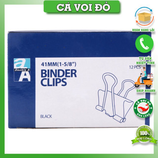 Kẹp Bướm Double A /  hãng ECHO 41mm/51mm / kẹp đen