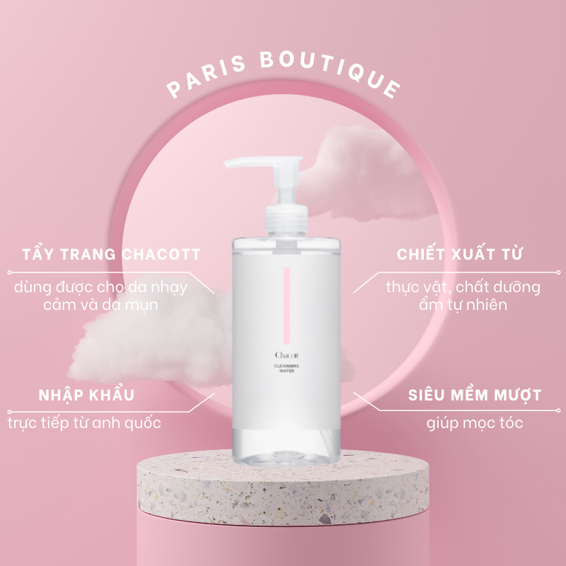 TẨY TRANG CHACOTT MẪU MỚI