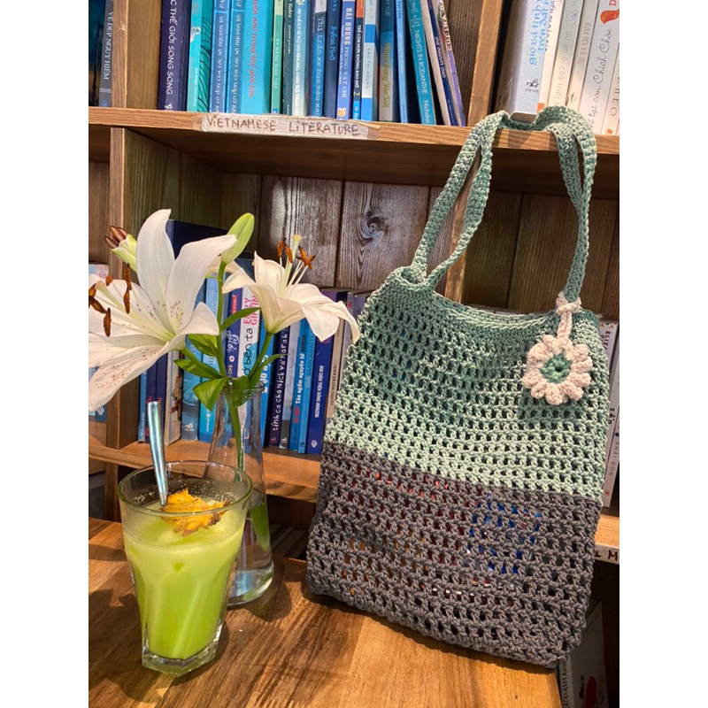 Túi tole lưới handmade