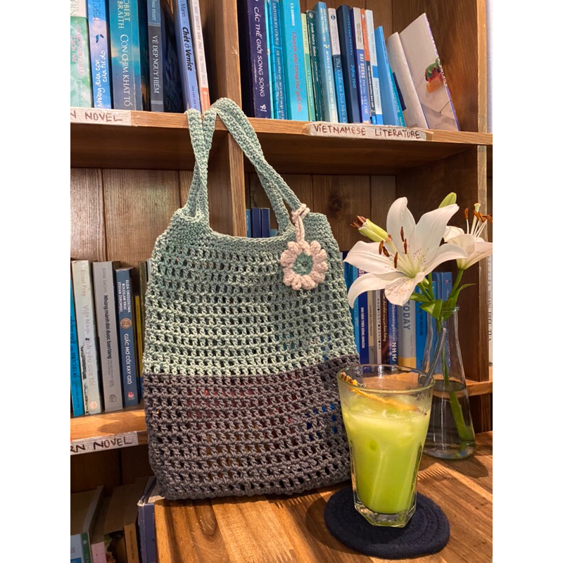 Túi tole lưới handmade
