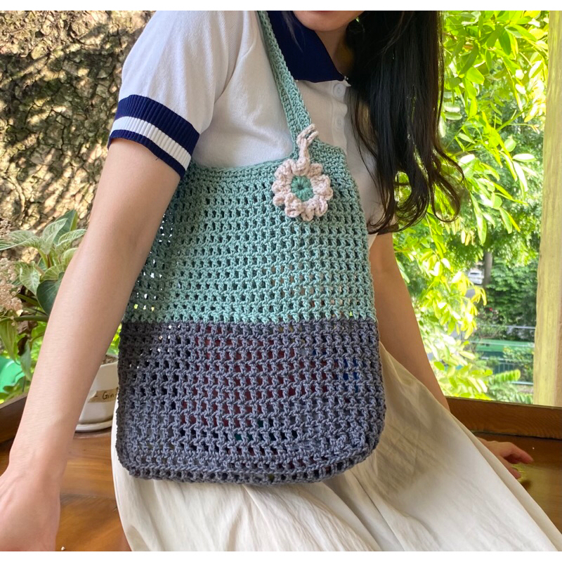Túi tole lưới handmade