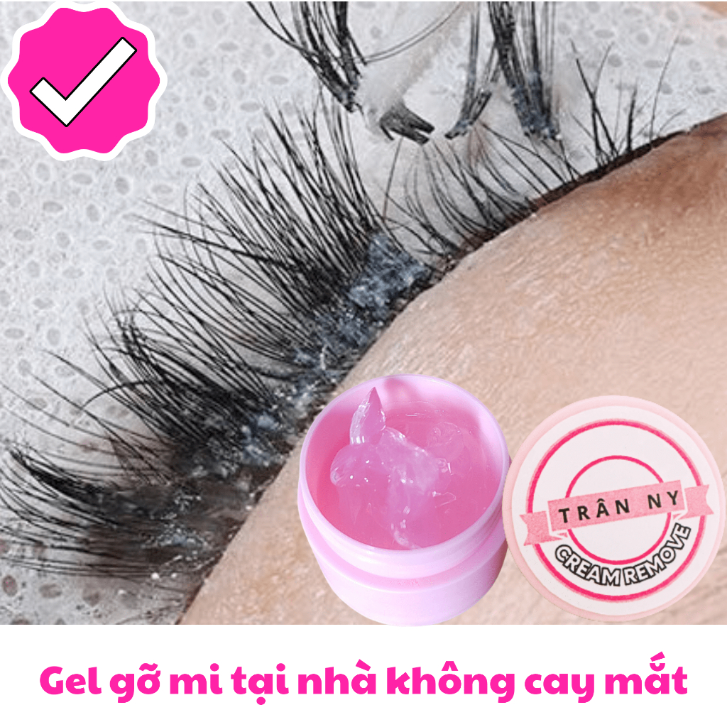 Gel tháo mi k cay tặng kèm 2 tăm tháo gel tháo mi gỡ mi nhanh không cay hàng cao cấp tranny_lenscontach