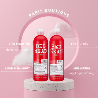 Cặp gội xả tigi phục hồi làm phồng tóc