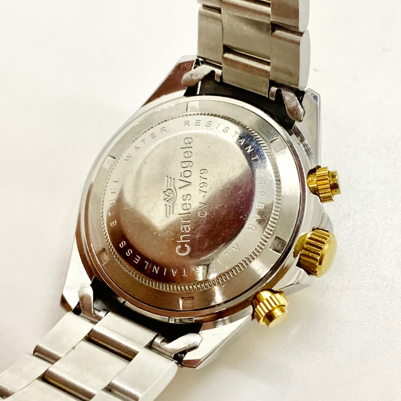 Đồng hồ 6 kim nam hiệu Charles Vögele - Anh chính hãng .