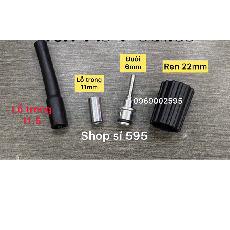 BỘ ĐẦU COS DÂY RỬA XE REN 22MM các loại  :