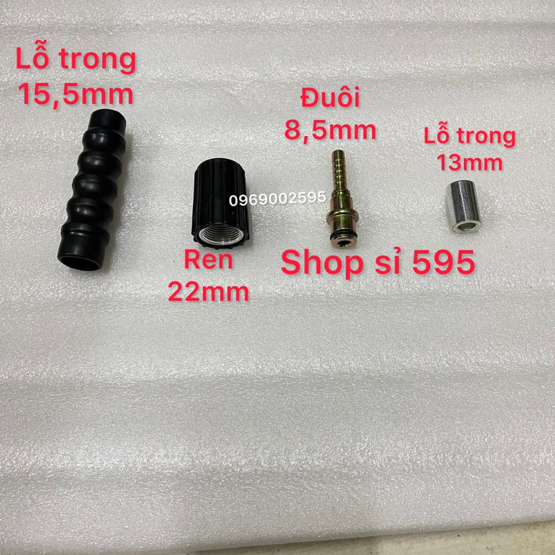 BỘ ĐẦU COS DÂY RỬA XE REN 22MM các loại  :
