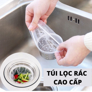 Sét 100 túi lọc rác bồn rửa bát, rửa chén thông minh