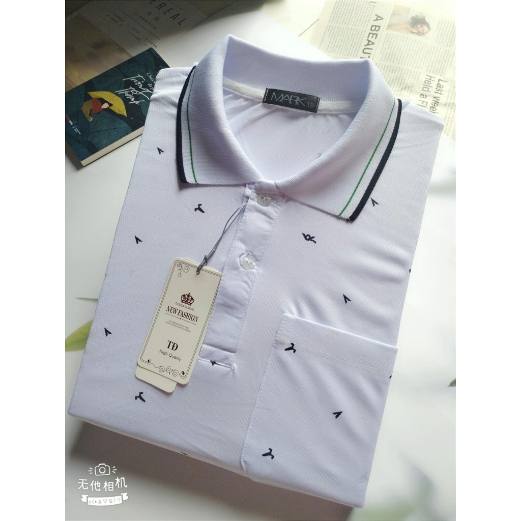 Áo thun nam trung niên vải CÁ SẤU co giãn 4 chiều mềm mát APOLO38