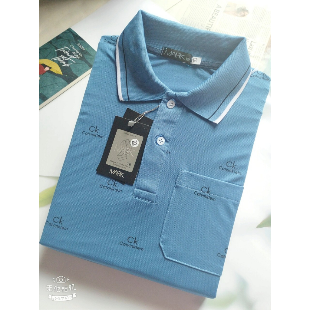 Áo thun nam trung niên vải CÁ SẤU co giãn 4 chiều mềm mát APOLO38