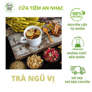 Set 10 gói trà táo quế, cam sả, tâm sen, hoa cúc mix các loại