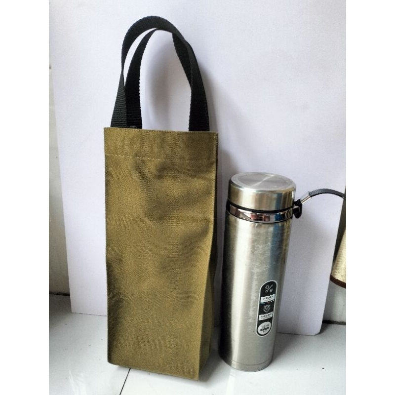 Túi vải đựng bình nước,túi treo bình giữ nhiệt,giỏ đựng bình nước