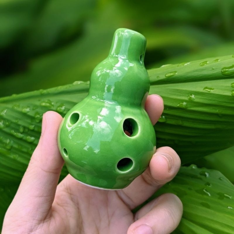 Nhạc cụ Ocarina 6 lỗ hình hồ lô | Có kèm hướng dẫn | Dễ chơi