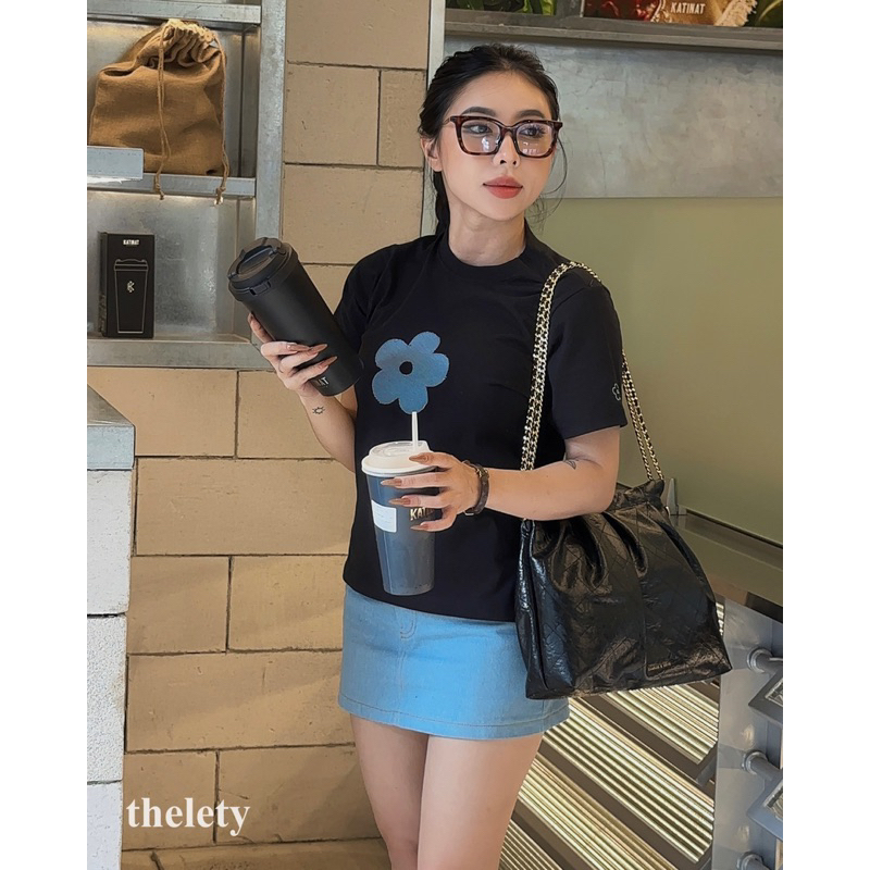 Chân Váy Denim Mini NAVI SKIRT | 𝐭𝐡𝐞𝐥𝐞𝐭𝐲