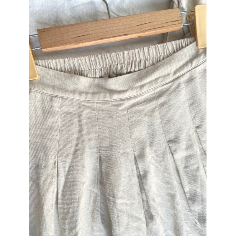 Set blazer chân váy linen