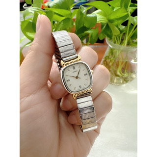 Đồng hồ nữ si nhật hiệu Seiko, dây chun