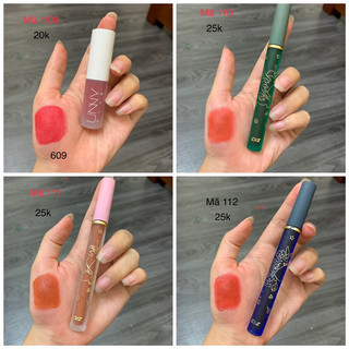 Son tester/2hand các hãng đủ màu mã 109-112