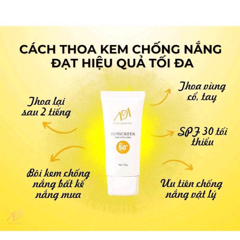 kem chống nắng ADA _ group