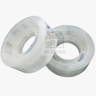 Băng Keo Văn Phòng Trong Suốt 2 Cuộn – Dán Giấy, Đóng Gói Tiện Lợi