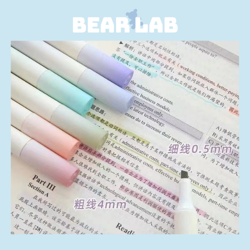 Set 4 bút Highlight màu sắc dễ thương