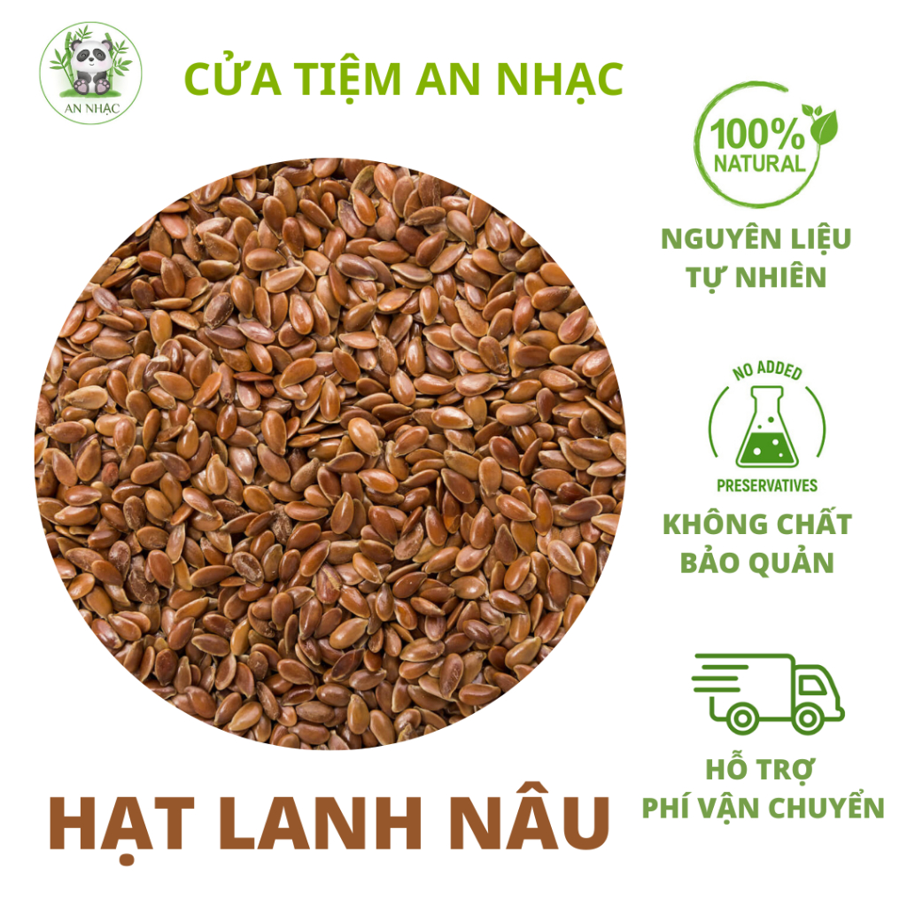 1kg hạt lanh nâu Ấn Độ mua nhiều giảm giá
