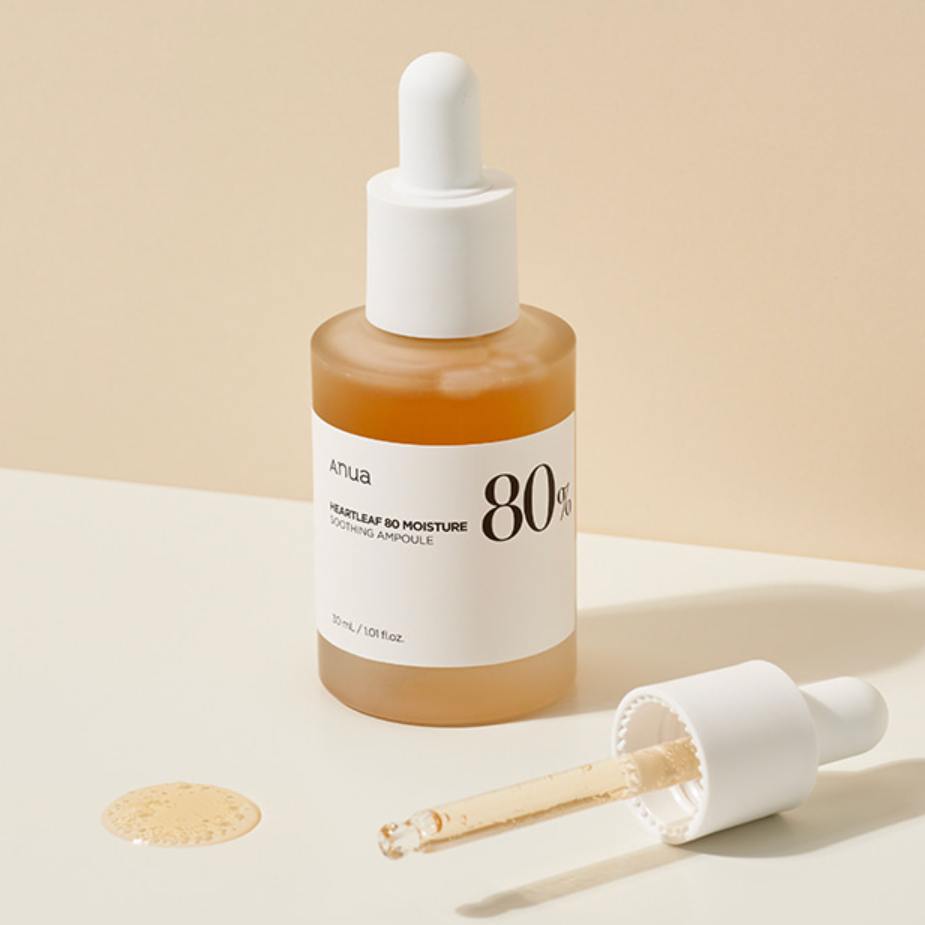 Serum ANUA Houttuynia Cordata 80 Moisture Calming Ampoule
