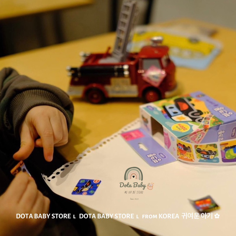 Bộ 200 Sticker BABYSHARK Nội Địa Hàn Cho Bé