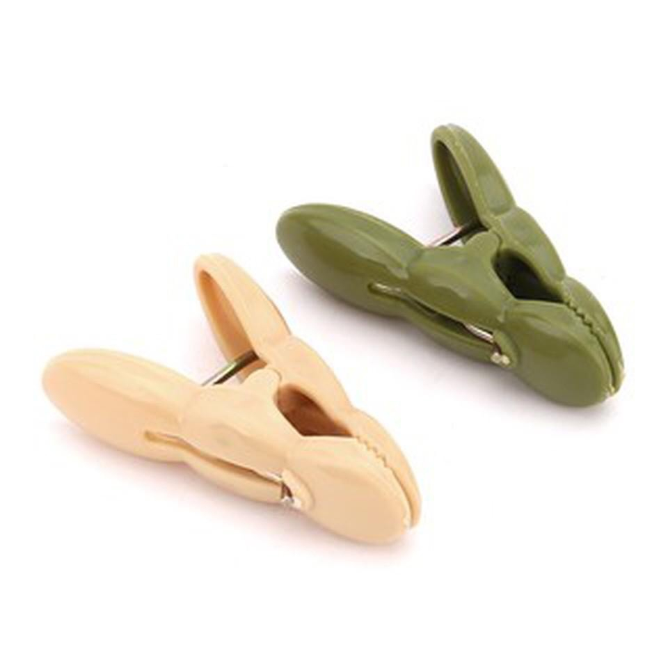 Kẹp nhựa phơi quần áo chắc chắn hình củ lạc vỉ 20 cái