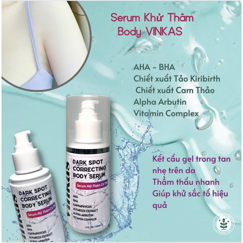 Serum Mờ Thâm Cơ Thể - Serum Kích Trắng Da VINKAS
