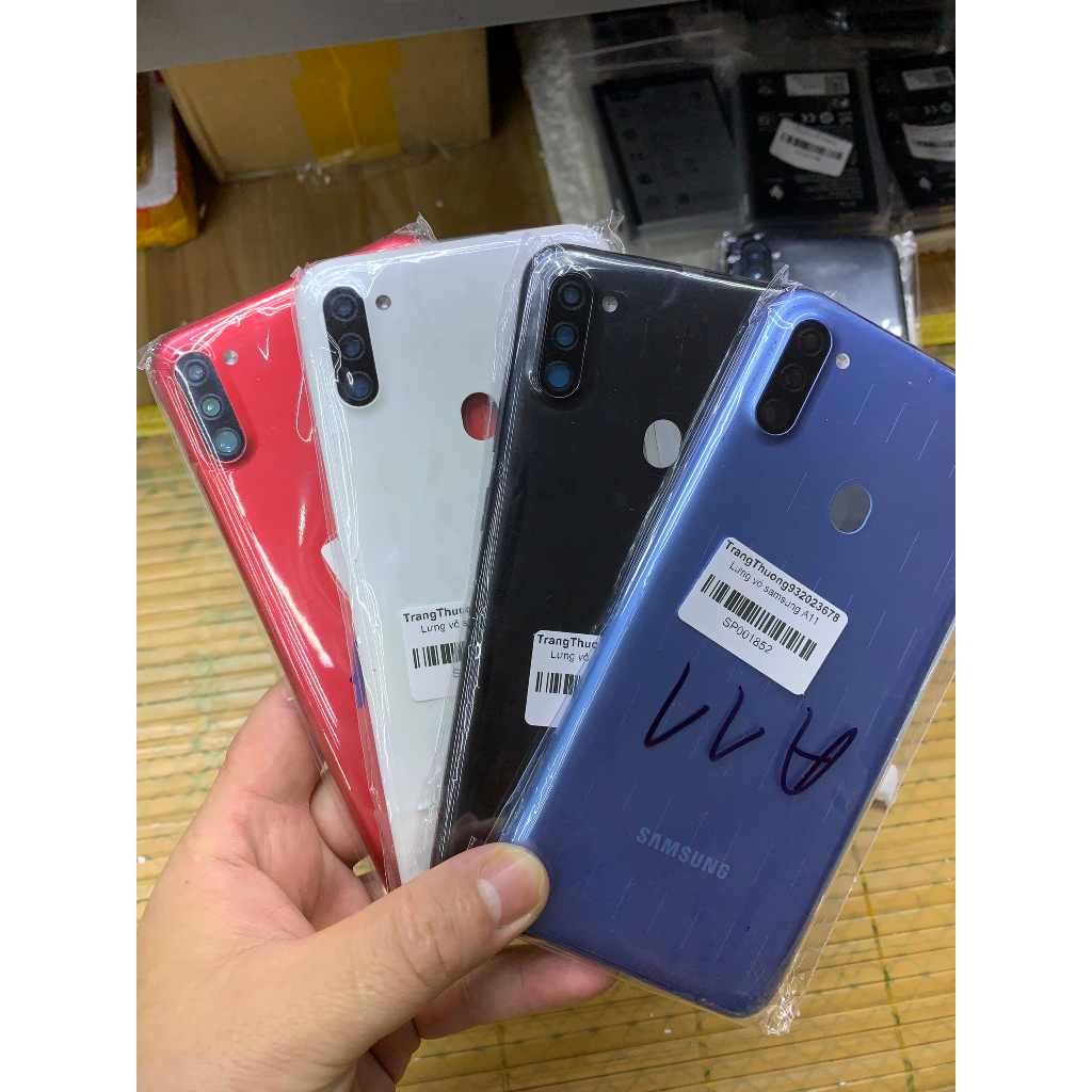 Bộ xương vỏ zin samsung A11 -