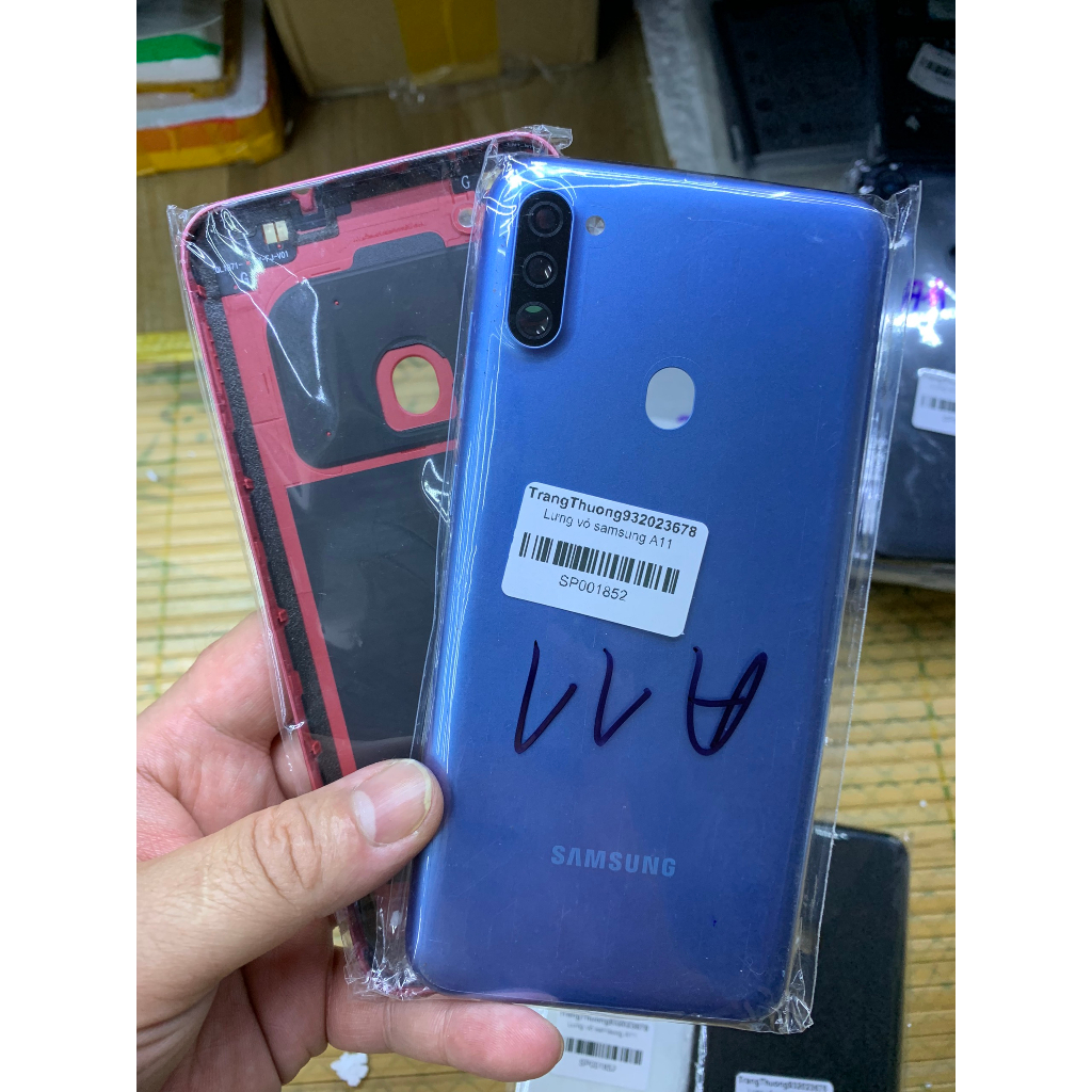 Bộ xương vỏ zin samsung A11 -
