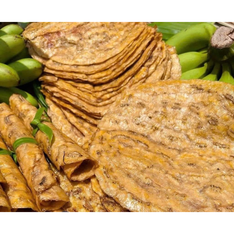 Chuối ép dẻo xấp 500G